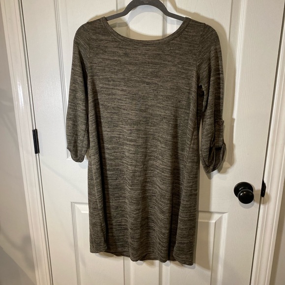 mittoshop Dresses & Skirts - ⚠️ Brown tones Neutral dress with tie up sleeves, excellent condition